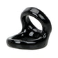 Male Silicone penis lock cock Ring Erection Sleeve Delay Ejaculation Reusable Condom Enlargement ball stretcher Sex Toy for Men