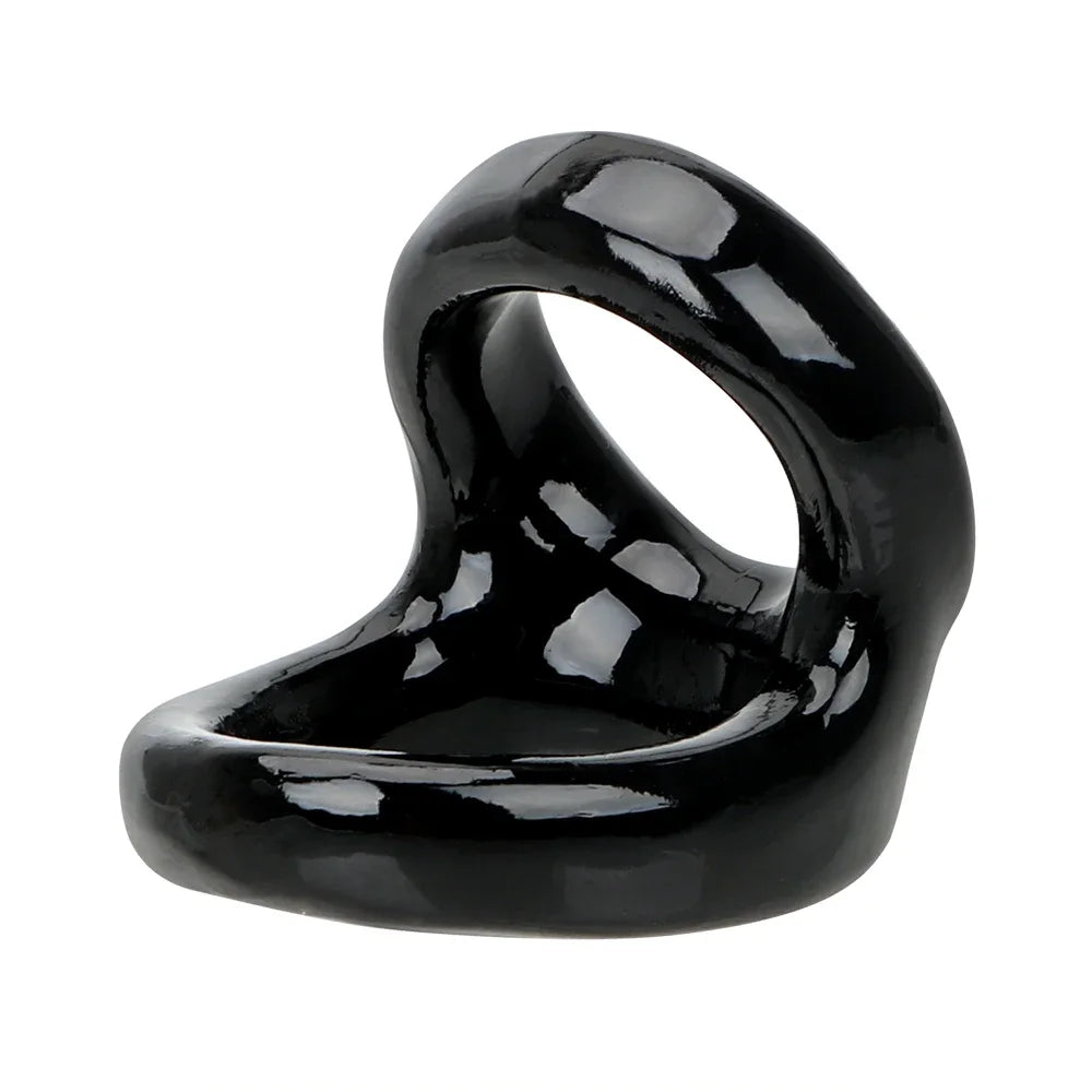 Male Silicone penis lock cock Ring Erection Sleeve Delay Ejaculation Reusable Condom Enlargement ball stretcher Sex Toy for Men