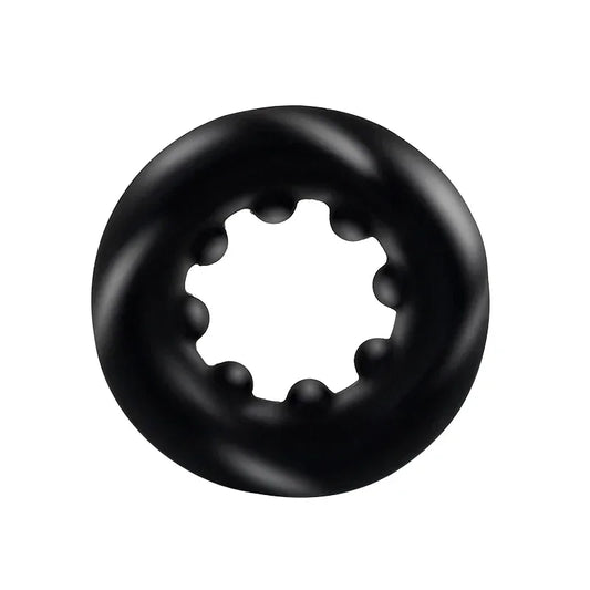Male Silicone penis lock cock Ring bondage Erection Delay Ejaculation Reusable Enlargement ball beads stretcher BDSM Sex Toy Men