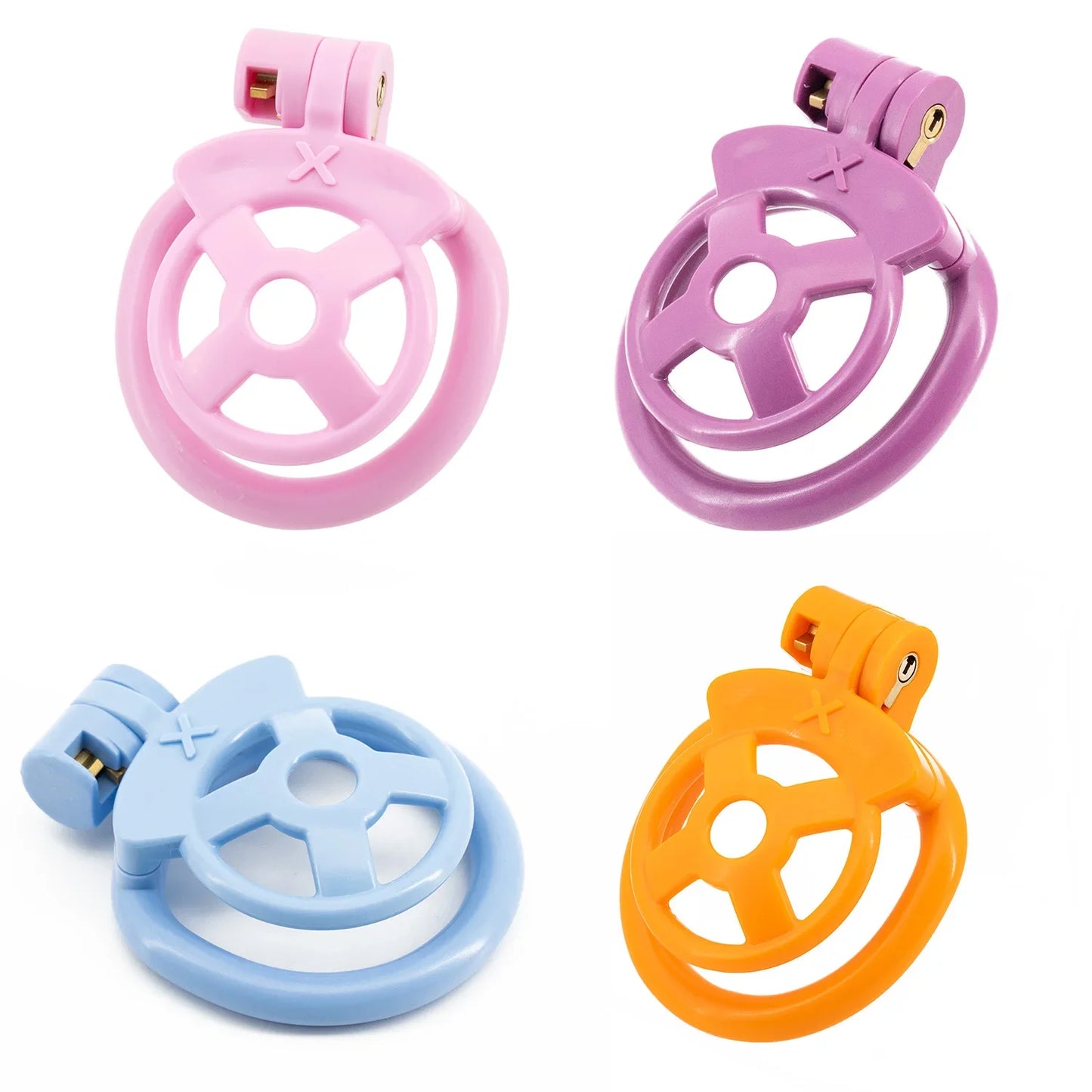 Male Slave Super Mini Abstinence Ring Anti Cheating Chastity Cage ABS Penis Cage Cock Ring With Lock Sex Toys For Men BDSM Sissy