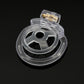 Male Slave Super Mini Abstinence Ring Anti Cheating Chastity Cage ABS Penis Cage Cock Ring With Lock Sex Toys For Men BDSM Sissy