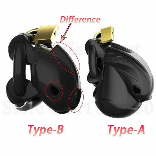 Male Small Chastity Device Cock Cage Cock Cage Penis Ring Bondage Loyalty Device Adjustable Ring Size Fetish Sex Toy for Men 18+