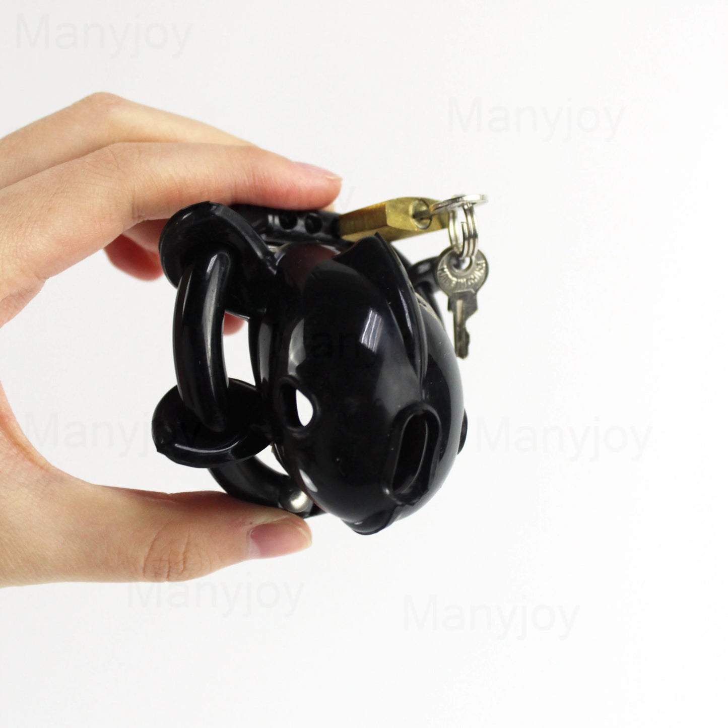 Male Small Chastity Device Cock Cage Cock Cage Penis Ring Bondage Loyalty Device Adjustable Ring Size Fetish Sex Toy for Men 18+