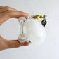 Male Small Chastity Device Cock Cage Cock Cage Penis Ring Bondage Loyalty Device Adjustable Ring Size Fetish Sex Toy for Men 18+