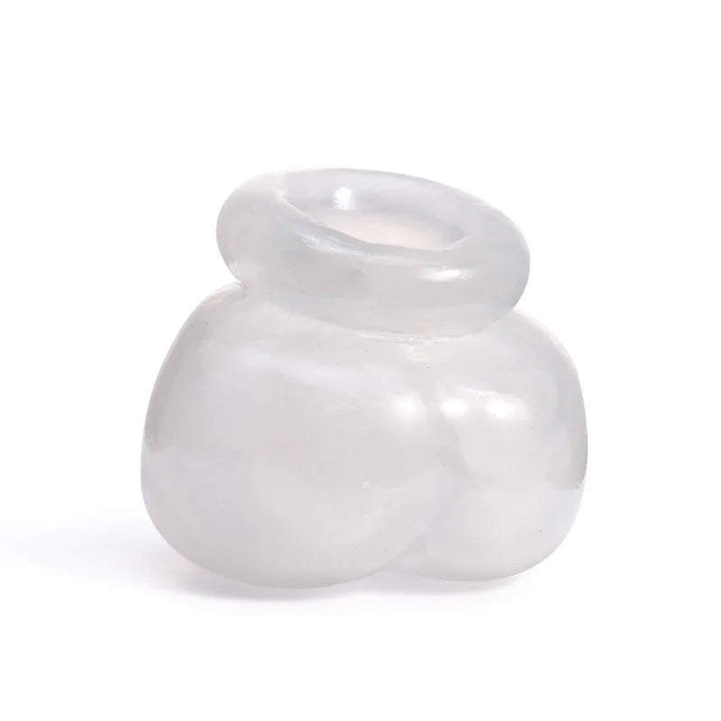Male Soft Comfortable Silicone Ball Bag Ball Stretcher Snug Scrotum Ballstretcher Ballsack Testicle Bondage Sex Toys For Adults