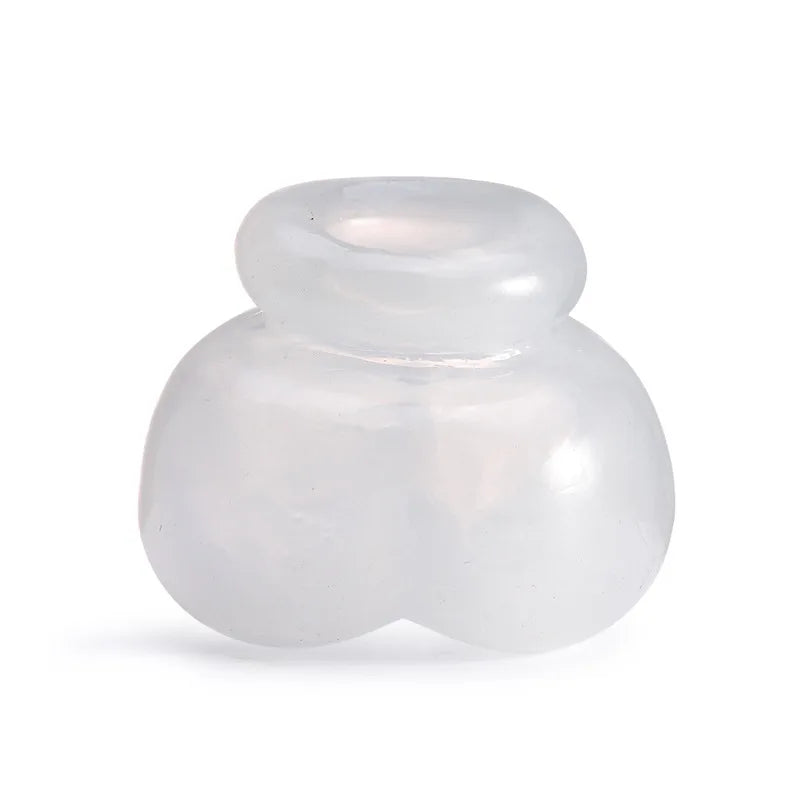 Male Soft Comfortable Silicone Ball Bag Ball Stretcher Snug Scrotum Ballstretcher Ballsack Testicle Bondage Sex Toys For Adults
