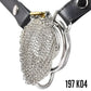 Male Stainless Mesh Chastity Cage Penis Lock Cock Ring Erection Denial Anti-Escape Control BDSM Cage Erotic Sex Toy For Men Gay