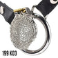 Male Stainless Mesh Chastity Cage Penis Lock Cock Ring Erection Denial Anti-Escape Control BDSM Cage Erotic Sex Toy For Men Gay
