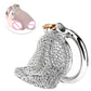 Male Stainless Mesh Chastity Cage Penis Lock Cock Ring Erection Denial Anti-Escape Control BDSM Cage Erotic Sex Toy For Men Gay