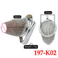 Male Stainless Mesh Chastity Cage Penis Lock Cock Ring Erection Denial Anti-Escape Control BDSM Cage Erotic Sex Toy For Men Gay