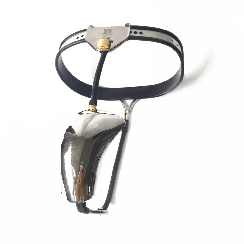 Male Stainless Steel Baffles Chastity Belt Bondage Chastity Device Anal Beads Anus Ring Cbt BDSM Bird Cage for Men Gay