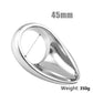 Male Stainless Steel Ball Scrotum Stretcher Metal Penis Bondage Cock Ring Delay Ejaculation Sex Toy Man