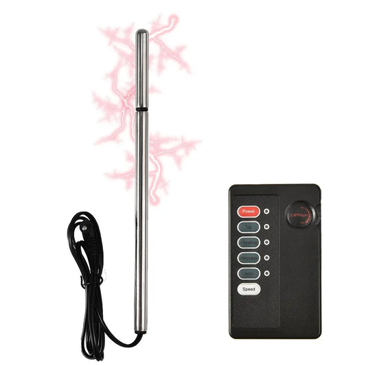 Male Stainless Steel Electric Stimulation Urethral Catheter Penis Plug Bi-polar Electro Shock Metal Penis Plug Dilator Sex Toy