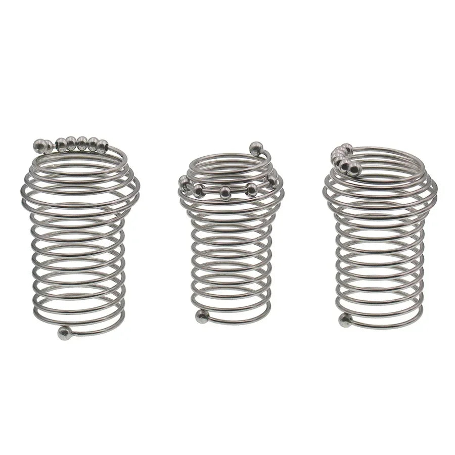 Male Stainless Steel Hollow Thread Sleeve Chastity Device Cage Lock Penis Rings Delayed Ejaculation Metal Cock Glans Ring Cover