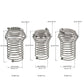 Male Stainless Steel Hollow Thread Sleeve Chastity Device Cage Lock Penis Rings Delayed Ejaculation Metal Cock Glans Ring Cover