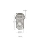 Male Stainless Steel Hollow Thread Sleeve Chastity Device Cage Lock Penis Rings Delayed Ejaculation Metal Cock Glans Ring Cover