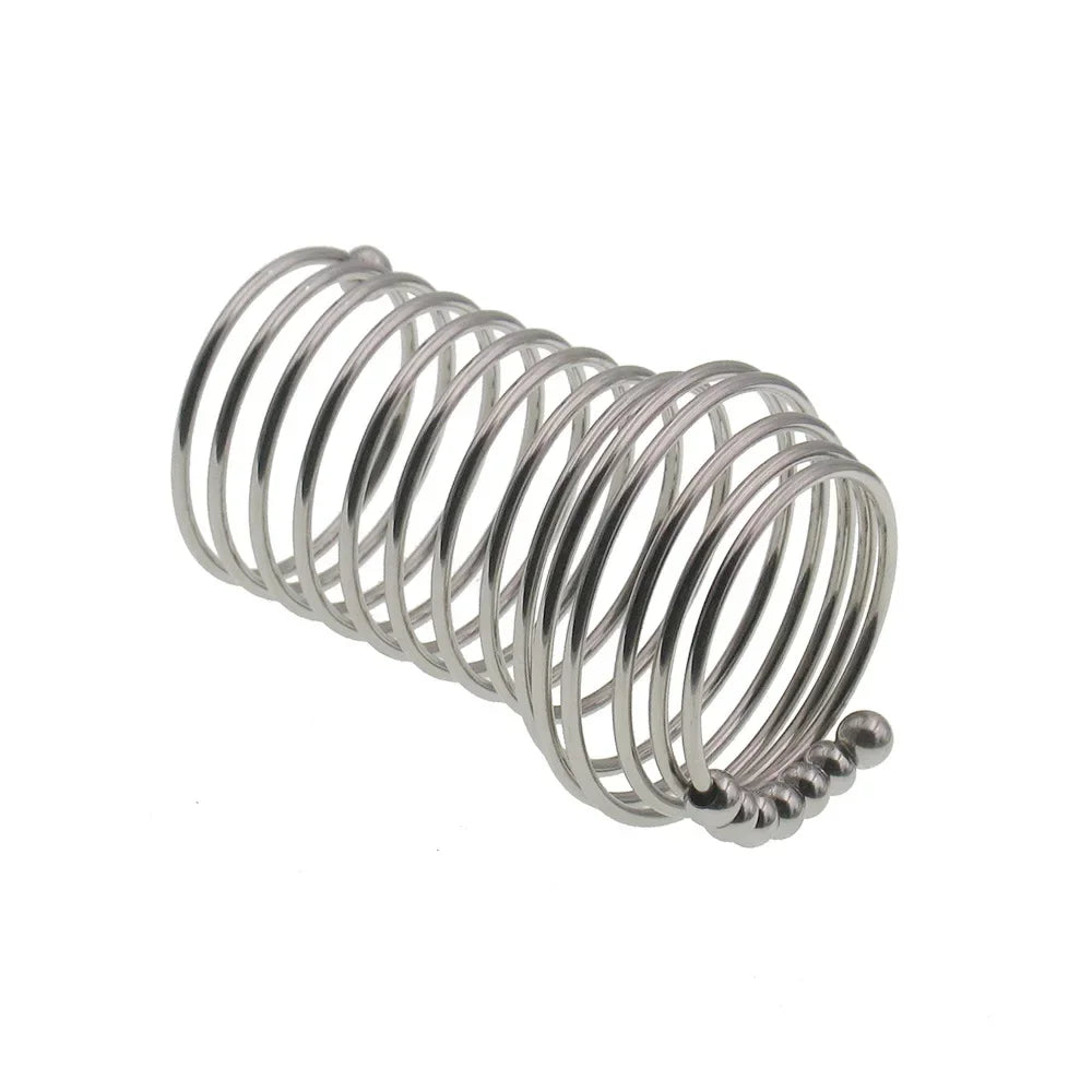 Male Stainless Steel Hollow Thread Sleeve Chastity Device Cage Lock Penis Rings Delayed Ejaculation Metal Cock Glans Ring Cover