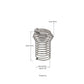 Male Stainless Steel Hollow Thread Sleeve Chastity Device Cage Lock Penis Rings Delayed Ejaculation Metal Cock Glans Ring Cover