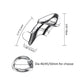 Male Stainless Steel Penis Chastity Cage Long Small Metal Penis Lock Chastity Cage Belt Slave Bondage Restraint Man Sex Toy
