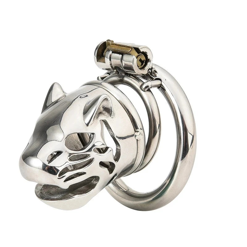 Male Stainless Steel Penis Chastity Cage Long Small Metal Penis Lock Chastity Cage Belt Slave Bondage Restraint Man Sex Toy