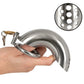 Male Stainless Steel Penis Chastity Cage Long Small Metal Penis Lock Chastity Cage Belt Slave Bondage Restraint Man Sex Toy
