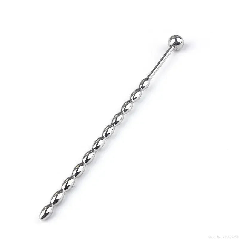 Male Stainless Steel Urethral Plug Urethral Dil Sounding Penis Plug Urethra Stimulate Dilator Masturbation Rod Sex Toys For Men