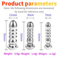 Male Stainless Steel Urethral Plug Urethral Dildo Sounding Penis Urethra Stimulate Dilator Masturbation Rod Sex Toys For Men