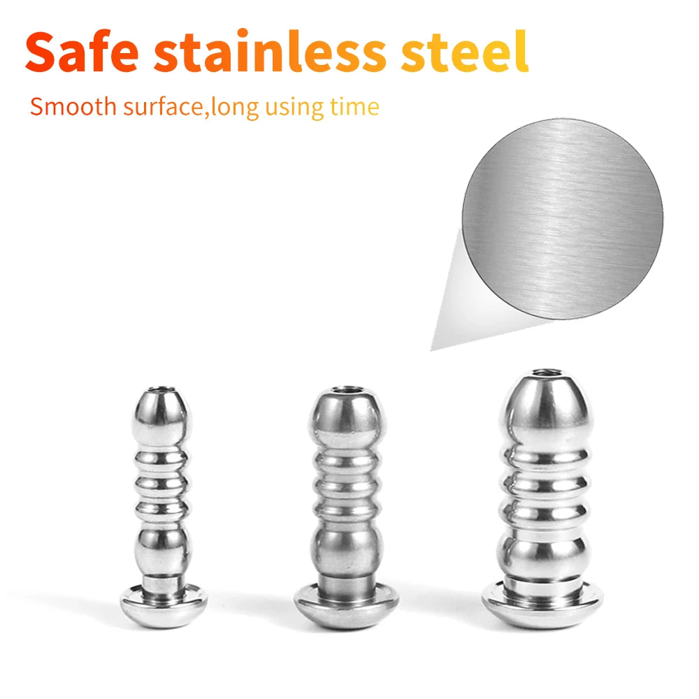 Male Stainless Steel Urethral Plug Urethral Dildo Sounding Penis Urethra Stimulate Dilator Masturbation Rod Sex Toys For Men