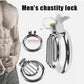 Male Stainless steel UltraShort Chastity Device Cage With Lock Cock Penis Cage Ring Husband Loyalty Bondage Sex Toys For Men Gay