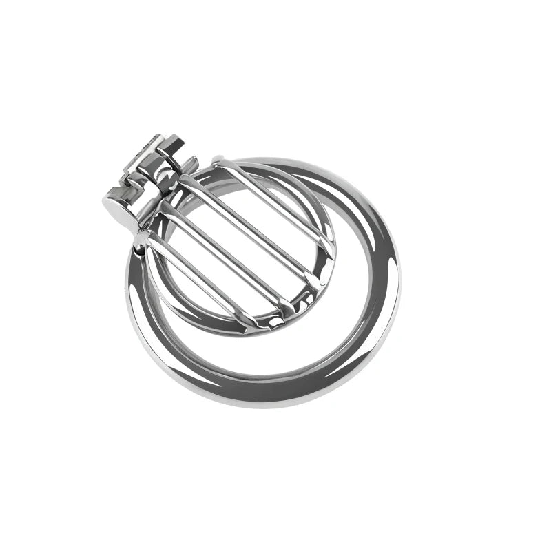Male Stainless steel UltraShort Chastity Device Cage With Lock Cock Penis Cage Ring Husband Loyalty Bondage Sex Toys For Men Gay