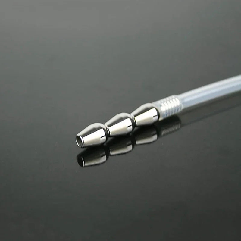 Male Urethral Sound Penis Plug Probe Catheter Prince Wand Male Hands Free Masturbator Ball Stretcher Sex Toy For Man New