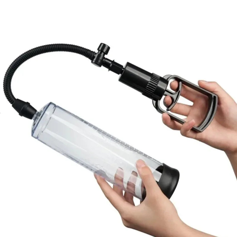Male Vacuum Penis Pump Manual Penis Enlarger Enhancement Erection BDSM Bondage Big Dick Trainer Male Lasting Masturbator SexToys