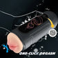 Male fully automatic retractable masturbator, with electric aircraft cup male masturbator at both ends. Male Masturbation Toys