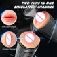 Male fully automatic retractable masturbator, with electric aircraft cup male masturbator at both ends. Male Masturbation Toys