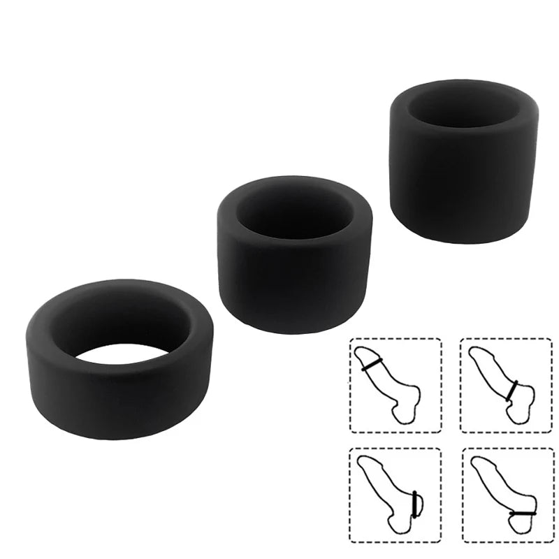 Male luminous Silicone penis lock cock Ring bondage Erection Delay Ejaculation Reusable Enlargement ball stretcher Sex Toy Men