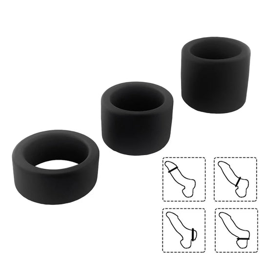 Male luminous Silicone penis lock cock Ring bondage Erection Delay Ejaculation Reusable Enlargement ball stretcher Sex Toy Men