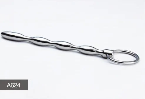 Male masturbation vibrating stainless steel urethral plug penis probe sex toy for men A624
