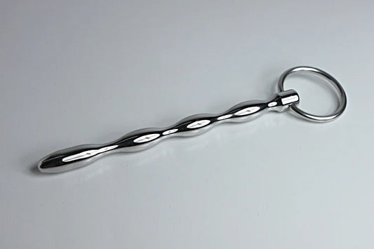 Male masturbation vibrating stainless steel urethral plug penis probe sex toy for men A624