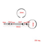 Male medical Stainless steel urethral dilator albert penis plug cock ring BDSM sex toy for man