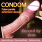 Male penis sleeve sex toys for men Dick Silicone Condom delay ejection cock sleeve extender enhancer sexual tools for adults
