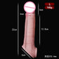 Male penis sleeve sex toys for men Dick Silicone Condom delay ejection cock sleeve extender enhancer sexual tools for adults