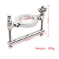 Man Stainless Steel Ball Stretcher Scrotum Metal Locking Hinged Penis Cock Ring Ball Crusher Weight Testicle Sex Toy For Male
