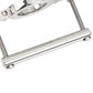Man Stainless Steel Ball Stretcher Scrotum Metal Locking Hinged Penis Cock Ring Ball Crusher Weight Testicle Sex Toy For Male