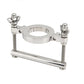 Man Stainless Steel Ball Stretcher Scrotum Metal Locking Hinged Penis Cock Ring Ball Crusher Weight Testicle Sex Toy For Male