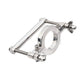 Man Stainless Steel Ball Stretcher Scrotum Metal Locking Hinged Penis Cock Ring Ball Crusher Weight Testicle Sex Toy For Male