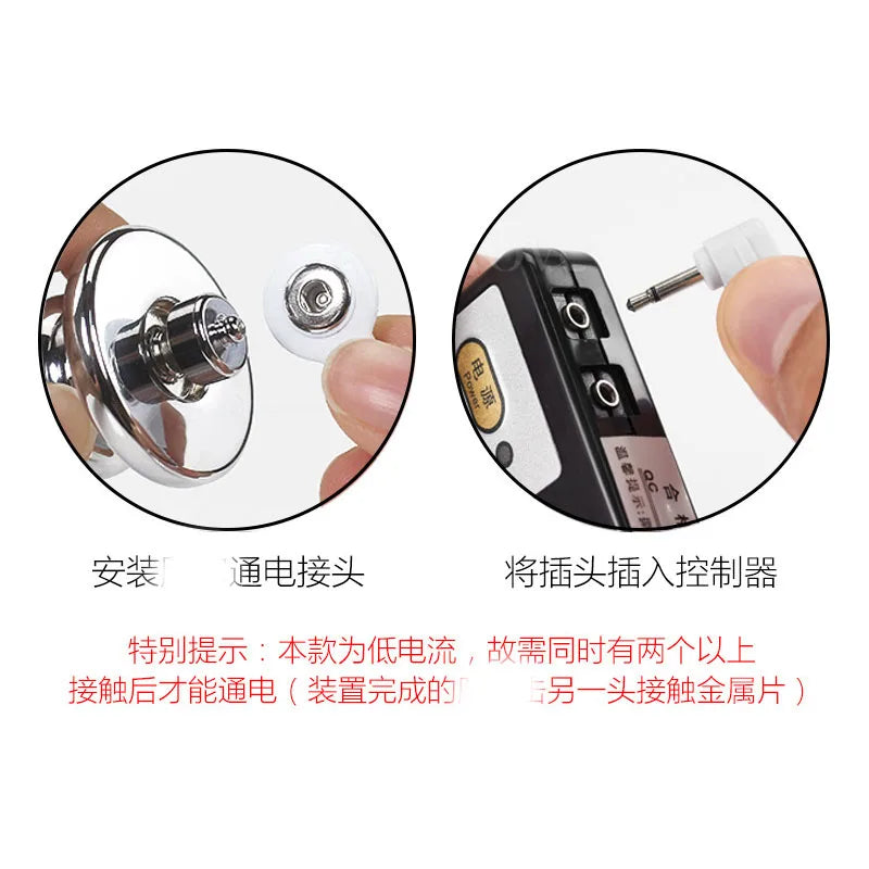 Manjoy Electro Shock Penis Ring Penis Stretcher Electrical Stimulation Physiotherapy Cock Rings Sex Tools for Male Masturbator