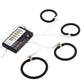 Manjoy Electro Shock Penis Ring Penis Stretcher Electrical Stimulation Physiotherapy Cock Rings Sex Tools for Male Masturbator