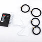 Manjoy Electro Shock Penis Ring Penis Stretcher Electrical Stimulation Physiotherapy Cock Rings Sex Tools for Male Masturbator