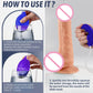 Manyjoy 22cm Realistic Spray Water Dildo with Suction Cup for Women Vagina Massager Masturbation Skin Feel Penis Lesbain Sex Toy