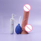Manyjoy 22cm Realistic Spray Water Dildo with Suction Cup for Women Vagina Massager Masturbation Skin Feel Penis Lesbain Sex Toy
